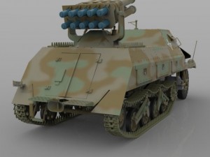 panzerwerfer 42 Modello 3D