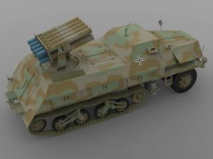 panzerwerfer 42 3D Model