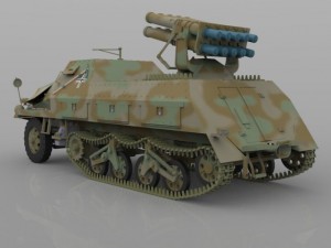 panzerwerfer 42 Modello 3D