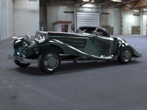 mercedes benz 540k 3D Model