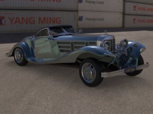 mercedes benz 540k 3D 模型