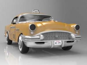 buick century taxi Modelo 3D