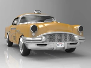 buick century taxi 3D Model