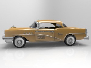 buick century taxi Modelo 3D