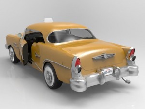 buick century taxi Modelo 3D