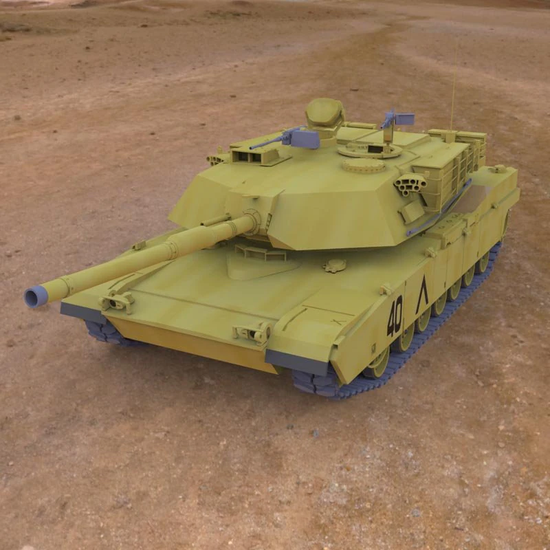 m1a1 abrams 3D Model .c4d .max .obj .3ds .fbx .stl .blend 