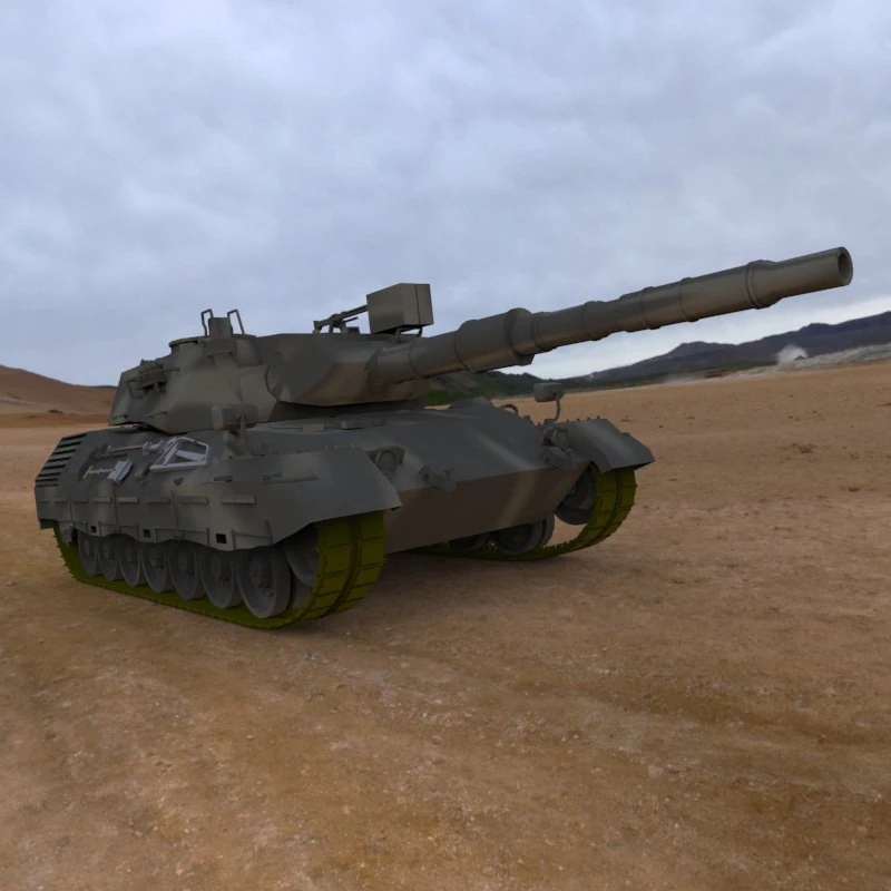 leopard i 3D Model .c4d .max .obj .3ds .fbx .stl .blend
