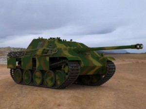 jagdpanther tank destroyer 3D Model