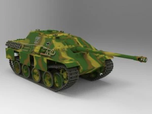jagdpanther tank destroyer 3D Model