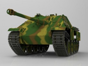 jagdpanther tank destroyer Modelo 3D