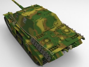 jagdpanther tank destroyer Modelo 3D