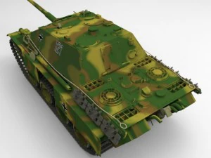 jagdpanther tank destroyer 3D Model