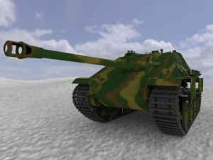jagdpanther tank destroyer 3D Model
