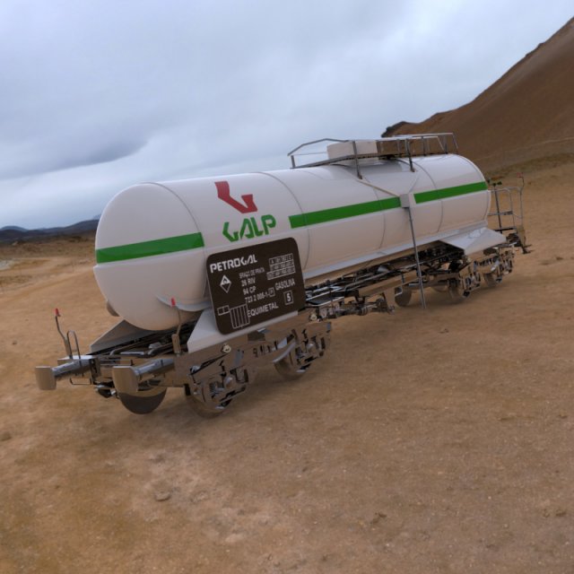 tank carriage galp 3Dモデル .c4d .max .obj .3ds .fbx .stl .blend 