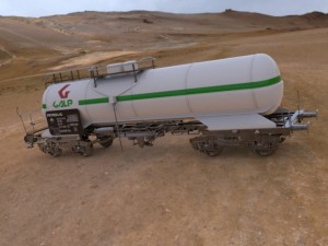 tank carriage galp 3Dモデル
