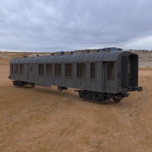goods van Model 3D .c4d .max .obj .3ds .fbx .stl .blend 