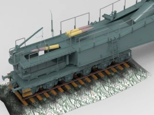 leopold german rail wwii 3D Model