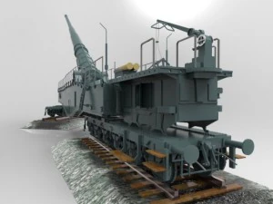 leopold german rail wwii 3D Model