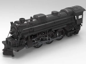 steam locomotive 264 3D Model