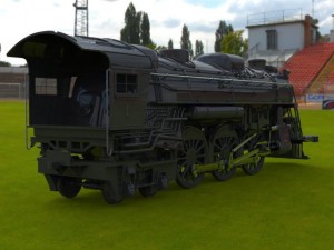 steam locomotive 264 Model 3D