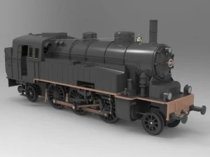 vlc 75 locomotive 3D Model