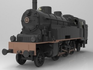 vlc 75 locomotive Modèle 3D