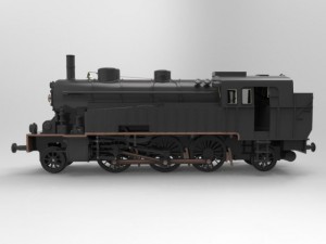 vlc 75 locomotive Modèle 3D