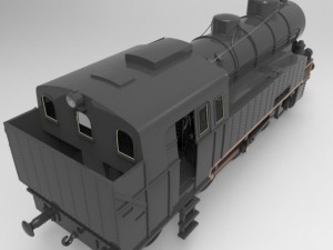 vlc 75 locomotive Modèle 3D