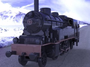 vlc 75 locomotive Modèle 3D