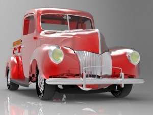 40 ford pickup Modelo 3D
