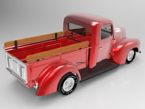 40 ford pickup Modelo 3D