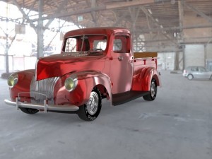 40 ford pickup Modelo 3D