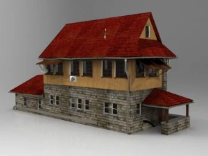 Esta&ccedil;&atilde;o de Darmstadt Modelo 3D