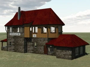 darmstadt station 3D Model
