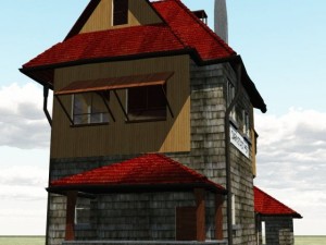 darmstadt station 3Dモデル
