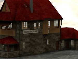 darmstadt station 3Dモデル