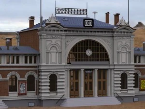 esta&ccedil;&atilde;o de Bona Modelo 3D