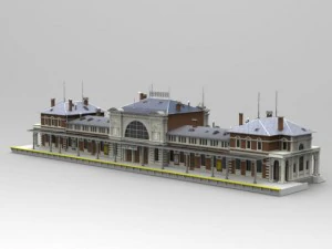 bonn station 3D Model