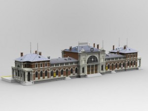 bonn station Model 3D