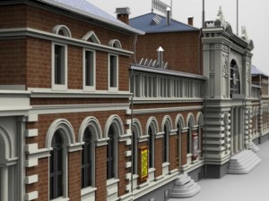 bonn station Model 3D