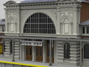 bonn station Model 3D