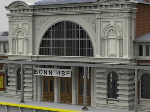 bonn station 3D Model