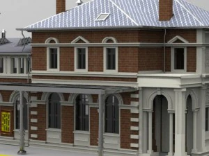 bonn station 3D Model