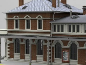 bonn station 3D Model