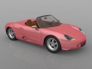 porsche boxster 3D Model