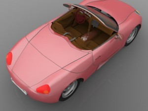 porsche boxster 3D Model