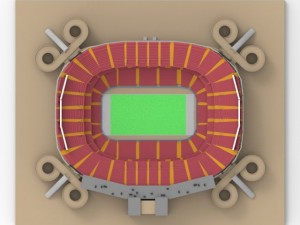 giants stadium Modello 3D