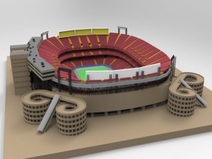 giants stadium Modello 3D