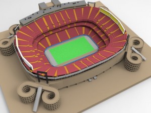 giants stadium Modello 3D