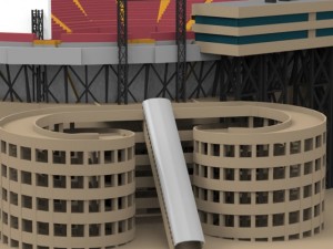 giants stadium Modello 3D